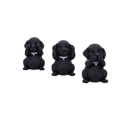 Nemesis Now Three Wise Labrador, nero, 8,5 cm, B5881V2