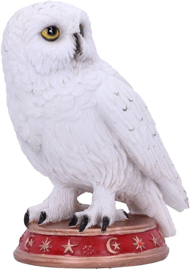 Nemesis Now Wizard's Familiar Owl Figurine, White, 10cm