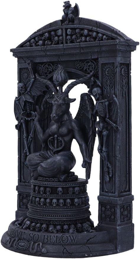 Nemesis Now Baphomet's Temple Ornament, Grey, 28cm (B5902V2