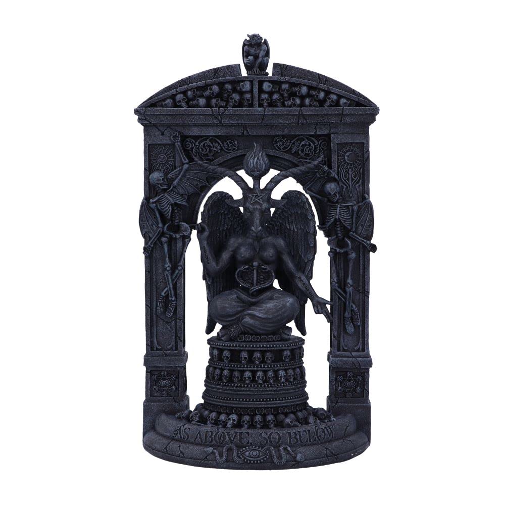 Nemesis Now Baphomet's Temple Ornament, Grey, 28cm (B5902V2