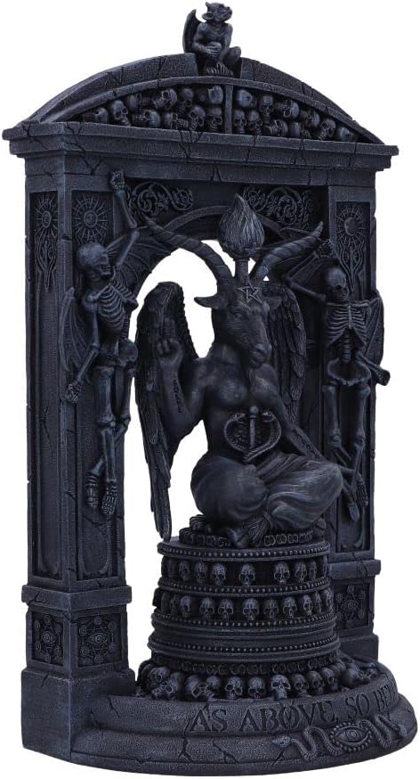 Nemesis Now Baphomet's Temple Ornament, Grey, 28cm (B5902V2