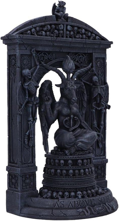 Nemesis Now Baphomet's Temple Ornament, Grey, 28cm (B5902V2