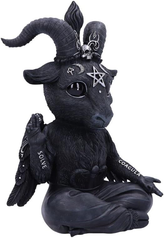 Nemesis Now Cult Cuties Baphoboo 30cm (Large), Resin, Black, Cult Cuties Baby Baphomet Figurine, Perfect For Any Macabre Collection, Cast in the Finest Resin, Expertly Hand-Painted