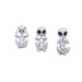 Nemesis Now Three Wise Aliens, Silver, 7.5cm (U5929V2