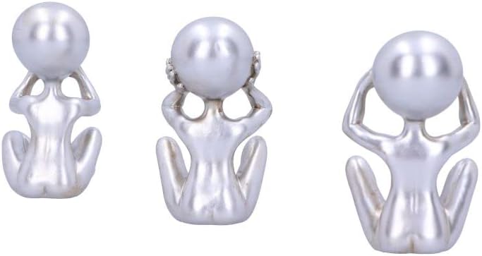 Nemesis Now Three Wise Aliens, Silver, 7.5cm (U5929V2
