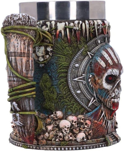Nemesis Now Officially Licensed Iron Maiden Book of Souls Tankard, Multi Coloured, 17.5cm