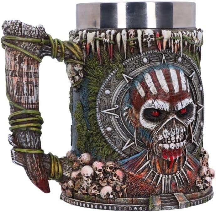 Nemesis Now Officially Licensed Iron Maiden Book of Souls Tankard, Multi Coloured, 17.5cm