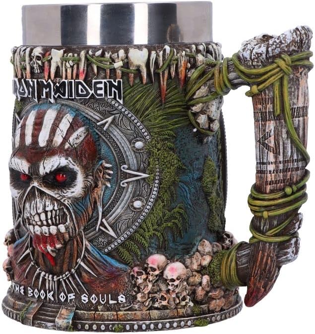 Nemesis Now Officially Licensed Iron Maiden Book of Souls Tankard, Multi Coloured, 17.5cm