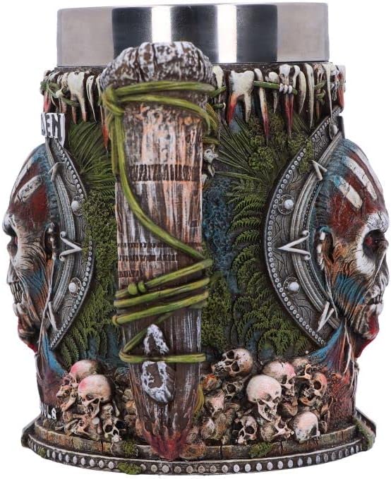 Nemesis Now Officially Licensed Iron Maiden Book of Souls Tankard, Multi Coloured, 17.5cm