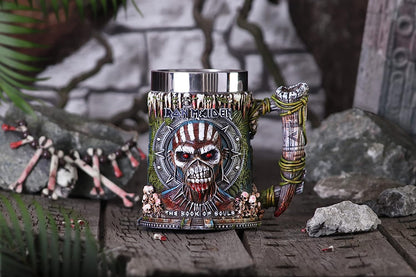 Nemesis Now Officially Licensed Iron Maiden Book of Souls Tankard, Multi Coloured, 17.5cm