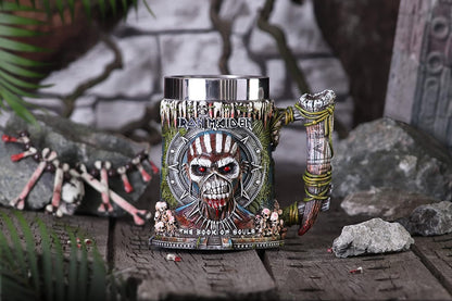 Nemesis Now Officially Licensed Iron Maiden Book of Souls Tankard, Multi Coloured, 17.5cm