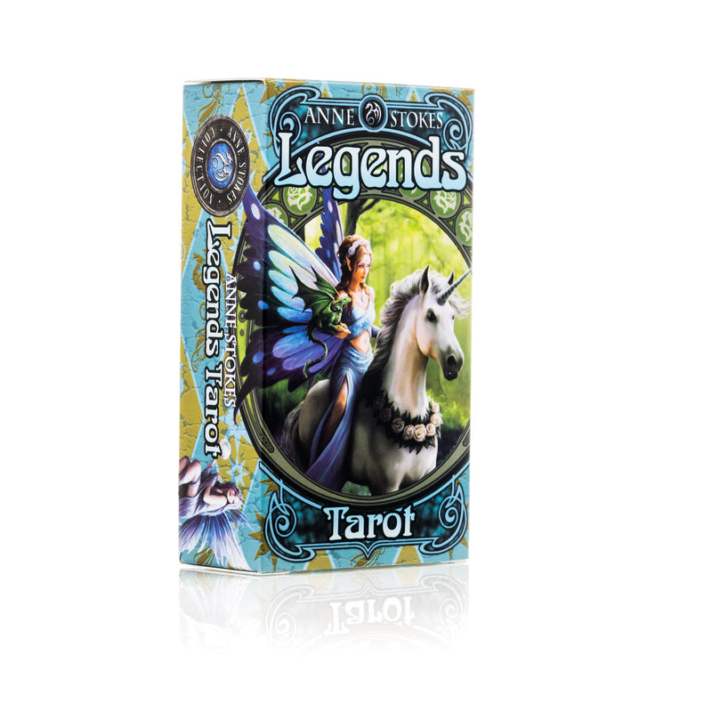 Fournier Anne Stokes Legends Tarot Cards 12cm Blue
