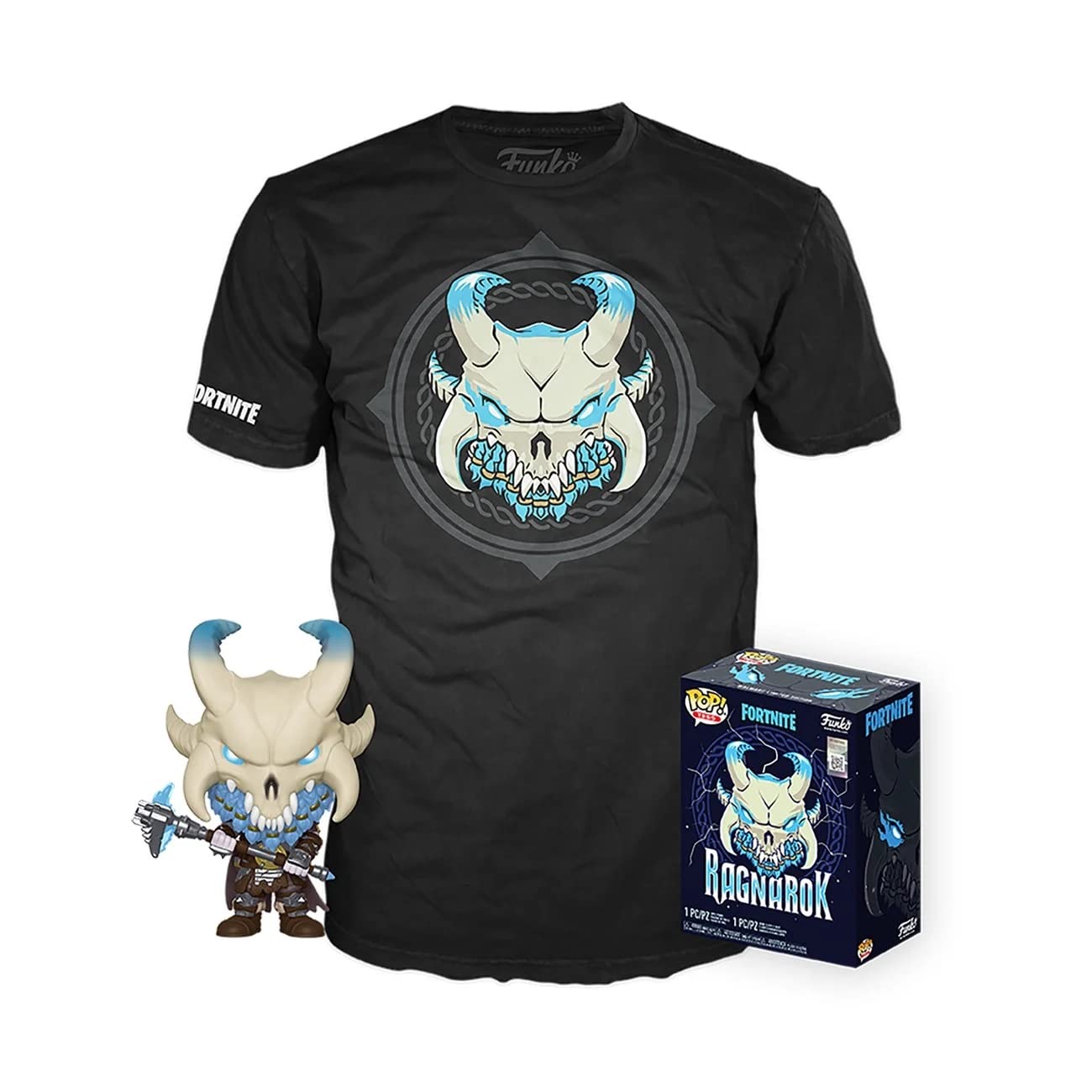 Funko FORTNITE - POP N° 465 Ragnarok GITD SE + T-Shirt - M