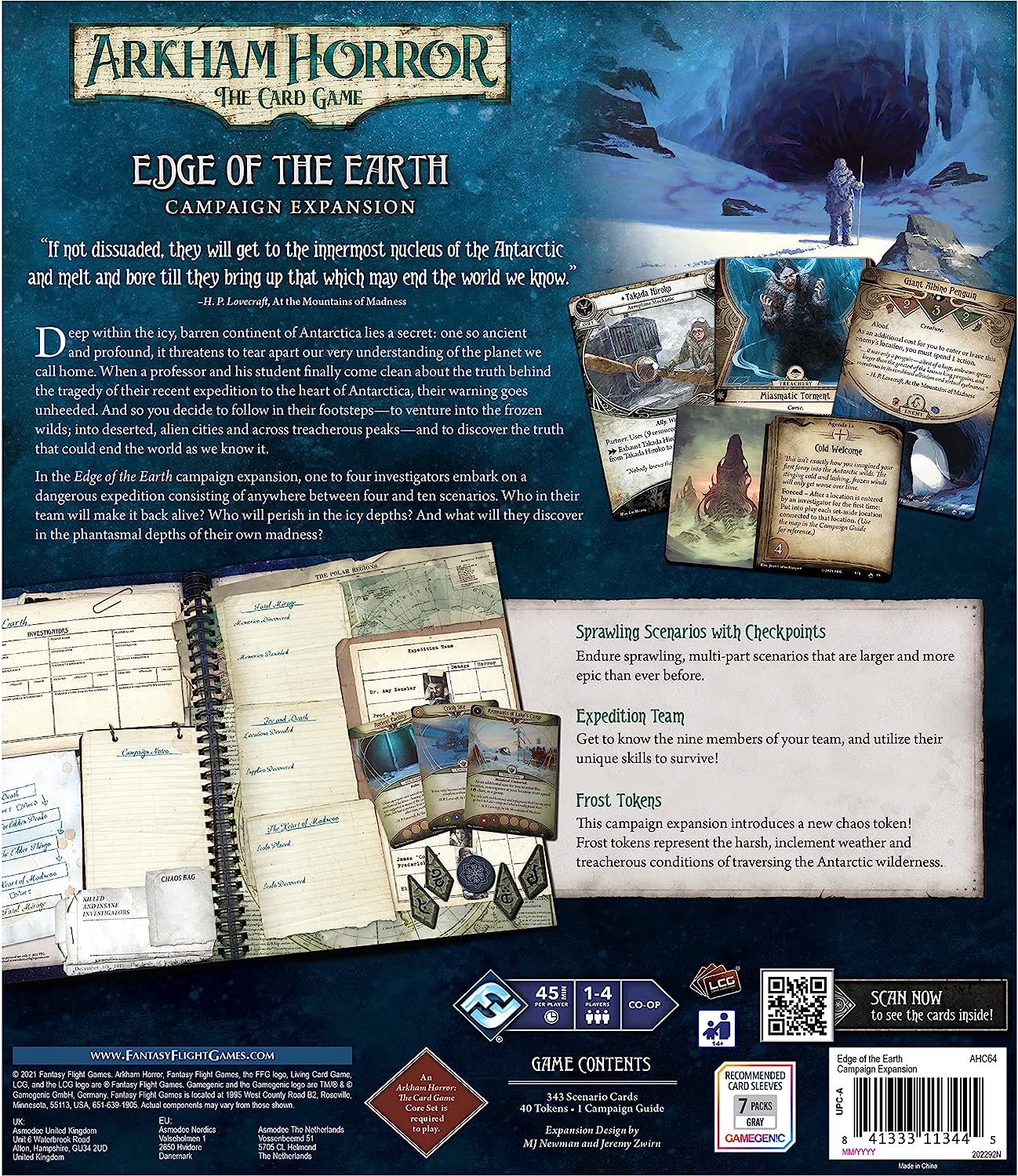 Edge of the Earth Campaign Expansion: Arkham Horror The Card Game