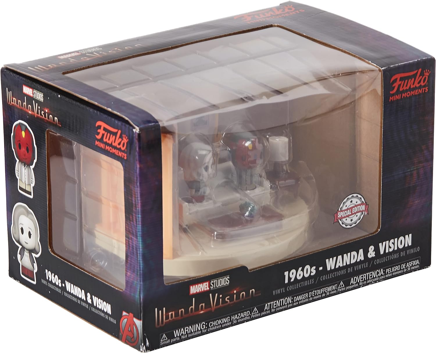 Funko Mini Moments: Marvel: Wanda Vision - LR 60’s - Collectable Vinyl Figure - Gift Idea - Official Merchandise - Toys for Kids & Adults - TV Fans - Model Figure for Collectors and Display