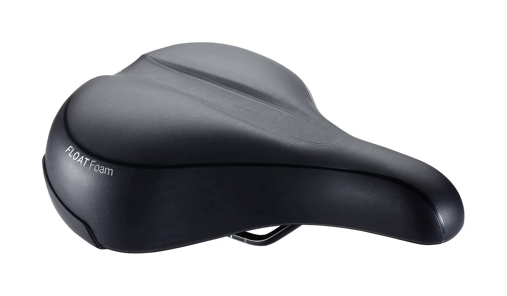BBB Black Meander Relaxed - 205mm Road Bike Saddle