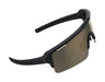 BBB Cycling Sports Glasses with 3 Interchangeable Semi-Flat Unbreakable Lenses for Men and Women Half Frame Sunglasses UV Protection for Bike Riding Fuse BSG-65