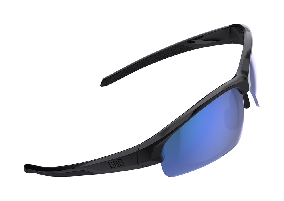BBB 2021 Impress Small Blue MLC Lens Sport Glasses in Black