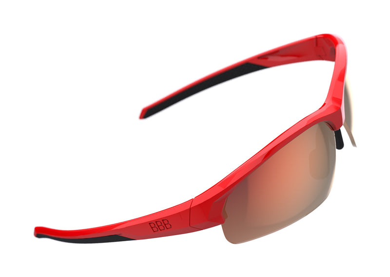 BBB 2021 Impress Small Red MLC Lens Sport Glasses in Red