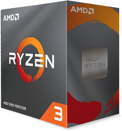 AMD Ryzen 3 4100 desktop processor (4 cores/8 threads, 6 MB cache, up to 4.0 GHz max. Boost