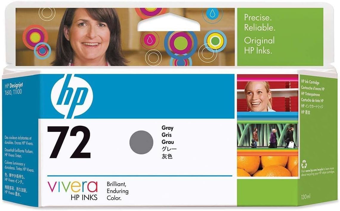 HP Original 72 130 ml Grey Ink Cart