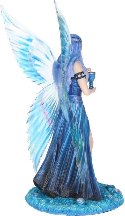 Nemesis Now Anne Stokes Enchantment Fairy Figurine, Blue, 26cm Blue