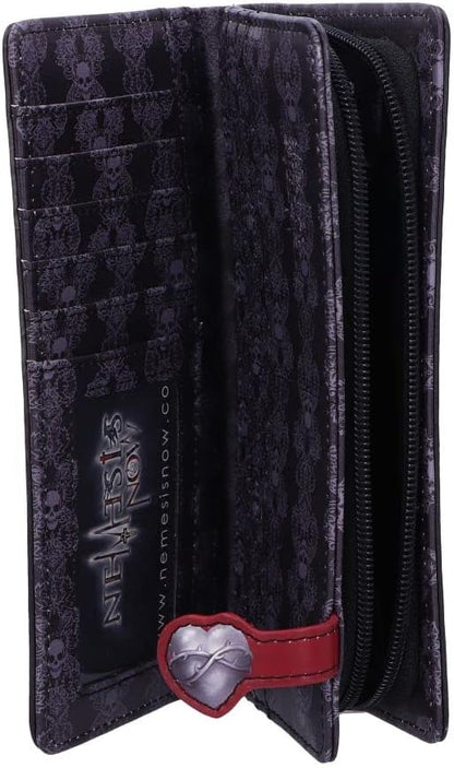 Nemesis Now Love Remains Anne Stokes - Monedero (19 cm), Color Negro
