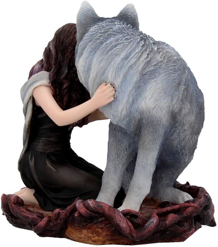 Soul Bond Wolves Statue