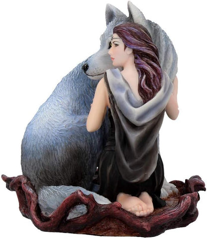 Soul Bond Wolves Statue