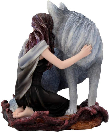 Soul Bond Wolves Statue