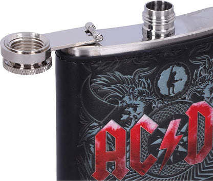 Nemesis Now Offizielles Lizenzprodukt AC/DC Black Ice Album, geprägter Flachmann, 200 ml