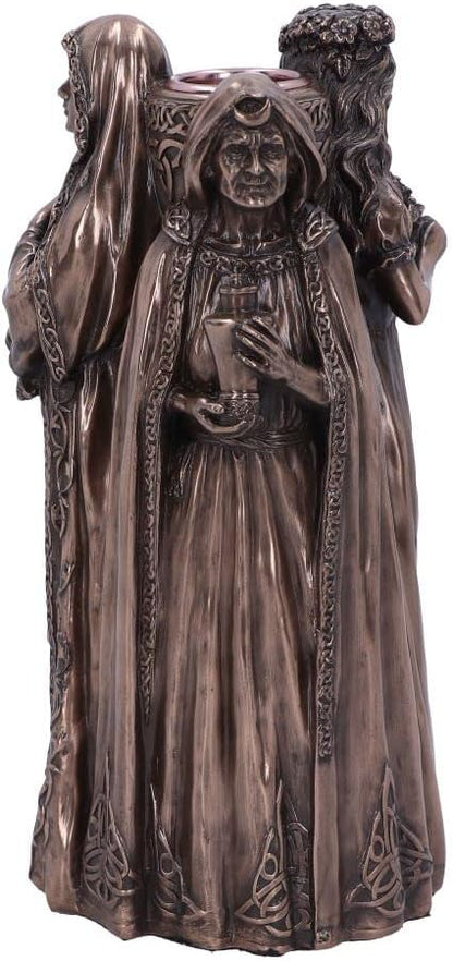 Maiden, Mother, Crone Candle Holder 17Cm