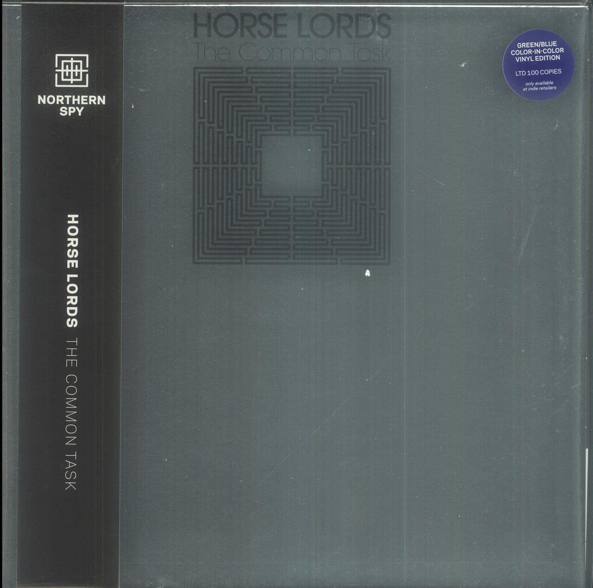 Horse Lords ‎- The Common Task 2022 Indie Exclusive Green/Blue Color-in-Color