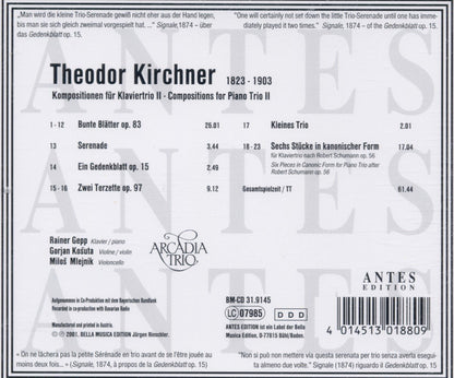 Compositions for Piano Trio