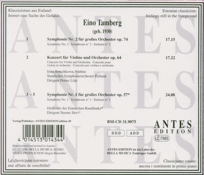 Symphonies 1 & 2 / Violin Concerto Op 64