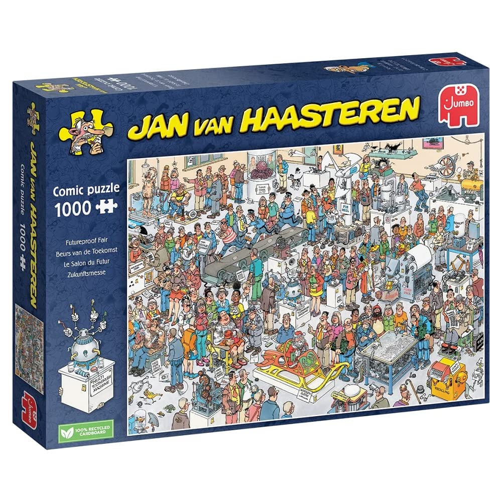 Jumbo, Jan van Haasteren – Futureproof Fair, Jigsaw Puzzles for Adults, 1000 Piece