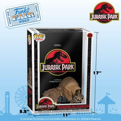 Funko Pop! Movie Poster: Jurassic Park - Tyrannosaurus - Vinyl-Sammelfigur - Geschenkidee - Offizielle Handelswaren - Spielzeug Für Kinder und Erwachsene - Modellfigur Für Sammler und Display