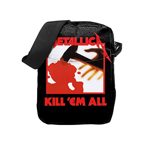 Rocksax Crossbody Bag Metallica Kill Em All Messenger Bag 21cm x 16cm x 5.5cm – Officially Licensed Merchandise