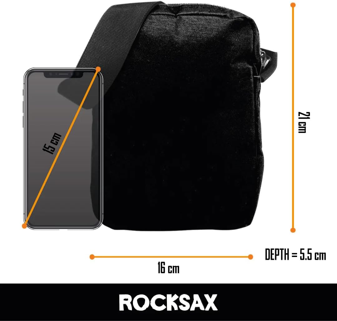 ROCK Rocksax Pink Floyd Crossbody Bag - Dark Side Of The Moon, Custom, Small, Crossbody bag