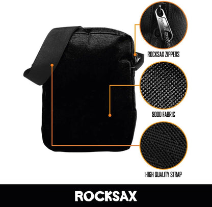 ROCK Rocksax Pink Floyd Crossbody Bag - Dark Side Of The Moon, Custom, Small, Crossbody bag