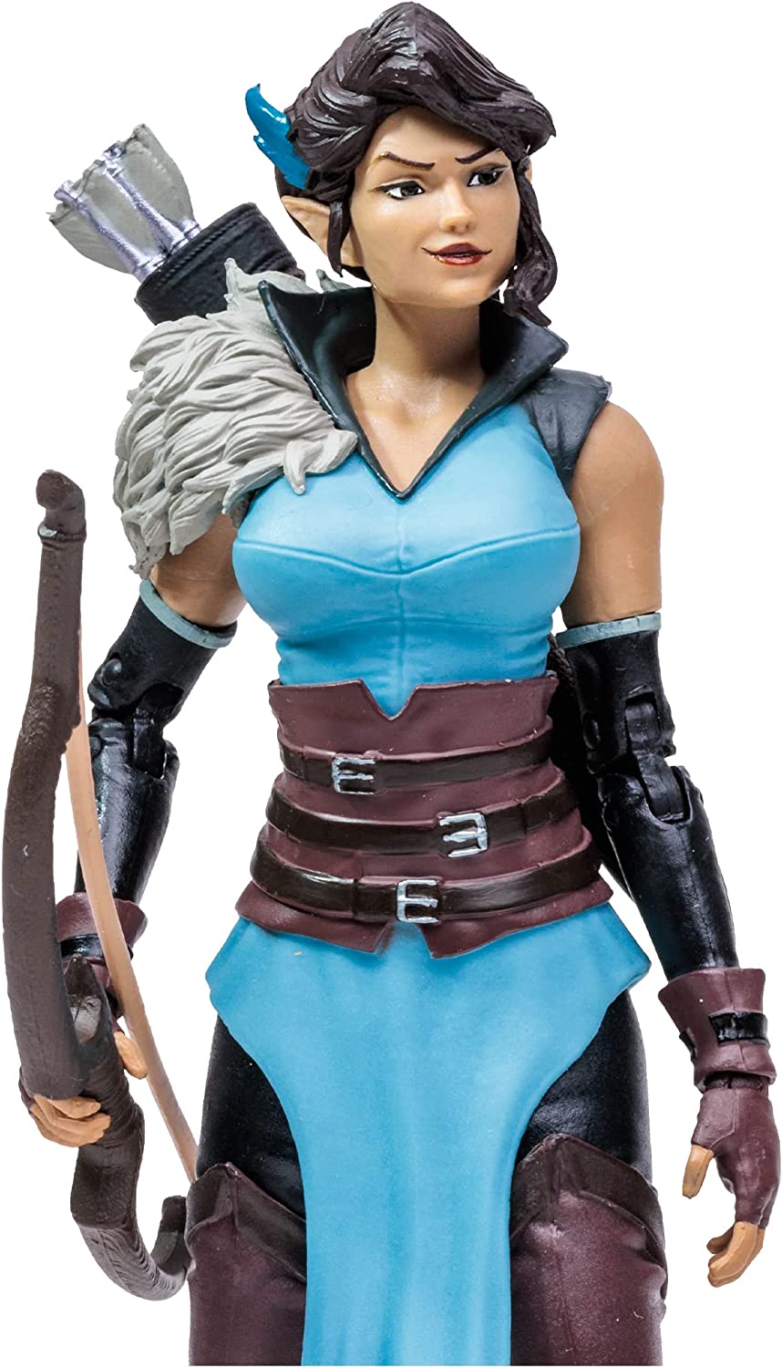 McFarlane Toys, 7-Inch Critical Role Vox Machina Vex’ahlia Action Figure with 22 Moving Parts, Collectible Critical Role Figure with Collectors Stand Base – Ages 14+