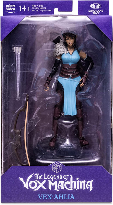 McFarlane Toys, 7-Inch Critical Role Vox Machina Vex’ahlia Action Figure with 22 Moving Parts, Collectible Critical Role Figure with Collectors Stand Base – Ages 14+