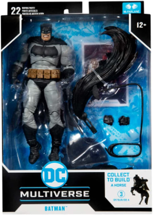 McFarlane Toys DC Multiverse The Dark Knight Returns Batman 7" Action Figure with Build-A Horse Parts & Accessories (Figure style may vary