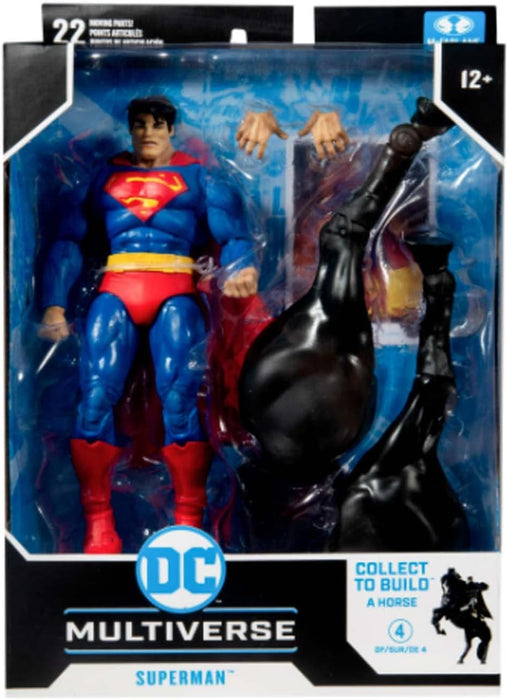 McFarlane Giocattoli, 7 pollici DC Dark Knight Returns Superman Action Figure con 22 parti mobili, Personaggio DC da collezione con carta di personaggio da collezione unica - Età 12+