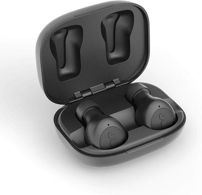 Jam Live Loud TWS Earbuds - Wireless in-ear headphones with Bluetooth Connectivity, Up to 12 hours playtime, Sweat Resistant Sports Earpods with Hands Free Calling Capability - Black