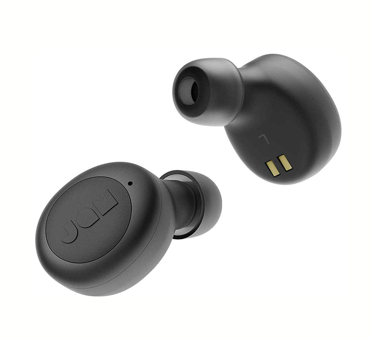 Jam Live Loud TWS Earbuds - Wireless in-ear headphones with Bluetooth Connectivity, Up to 12 hours playtime, Sweat Resistant Sports Earpods with Hands Free Calling Capability - Black