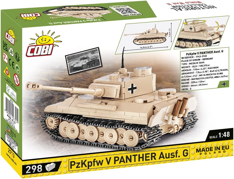 COBI Historical Collection WWII PzKpfw V Panther Ausf. G. Tank