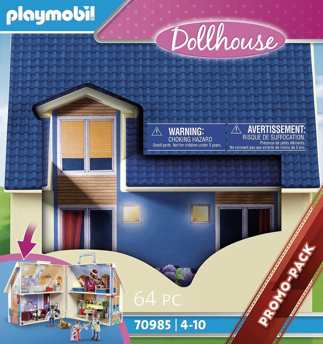 PLAYMOBIL 70985 City Life Take Along Dollhouse, fun imaginative role play, playset suitable for children ages 4+