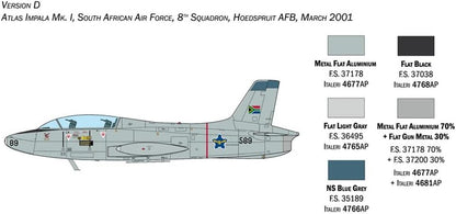 Italeri 2814 Aermacchi MB 326 1/48 Scale Plastic Model Kit