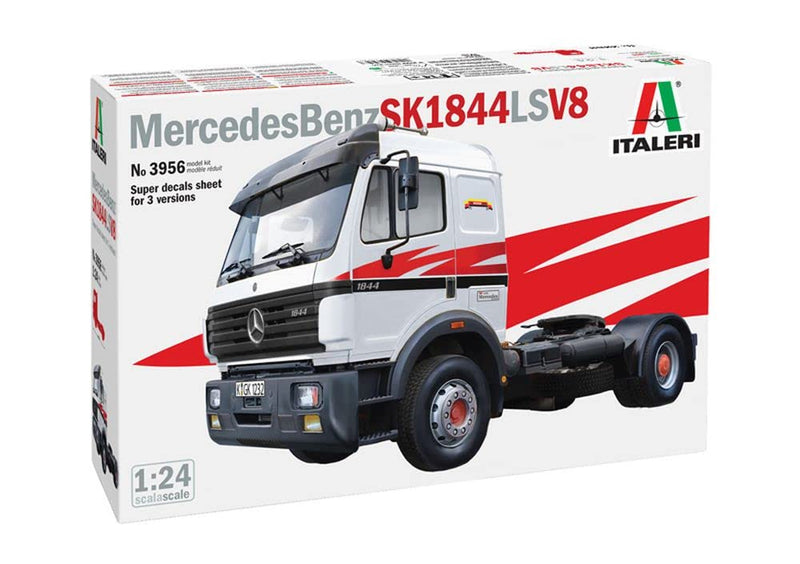 Italeri 3956 1:24 Mercedes-Benz SK1844 LS V8 - modelismo, Kit, maqueta, Hobby, encolado, Kit de plástico, detallado, Multicolor (IT3956